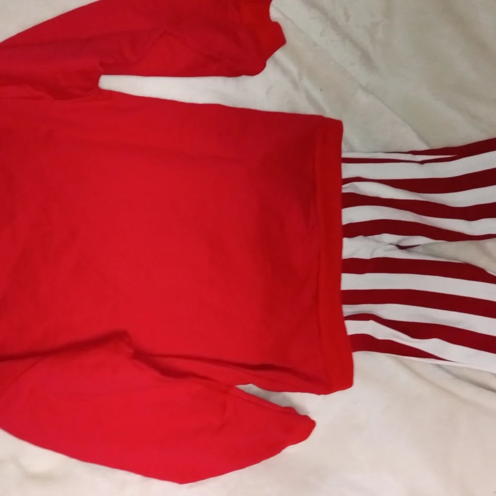 NWT Joyful Red and White Kids Matching Set